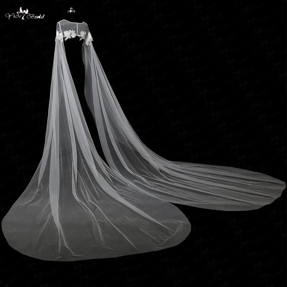 LZP040 аппликация лодочка шеи Длинные свадебные накидки плеча шали|shoulder shawls|long wedding