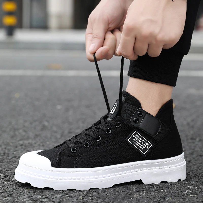 Designer High-Top Casual Shoes Men Sneakers Breathable Mixed Color Walking Footwear hiking shoes men chaussure homme | Обувь