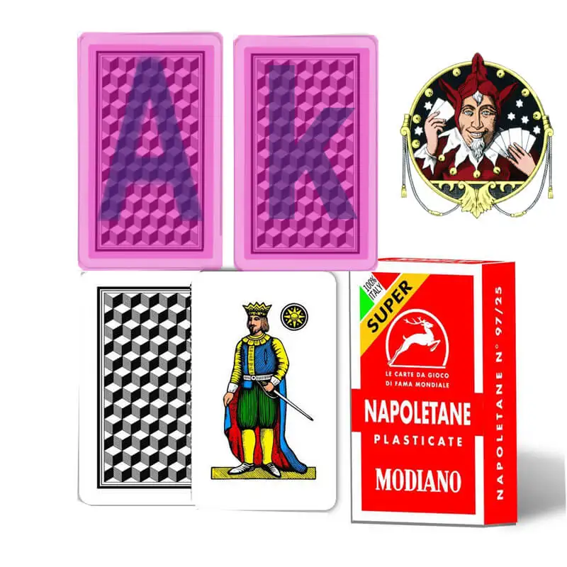 1 Plastic GS Italy Modiano napoletan пластиковые игральные карты Gamble Cheat меченые карты для игроков в покер и волшебников - Цвет: 1 Plastic