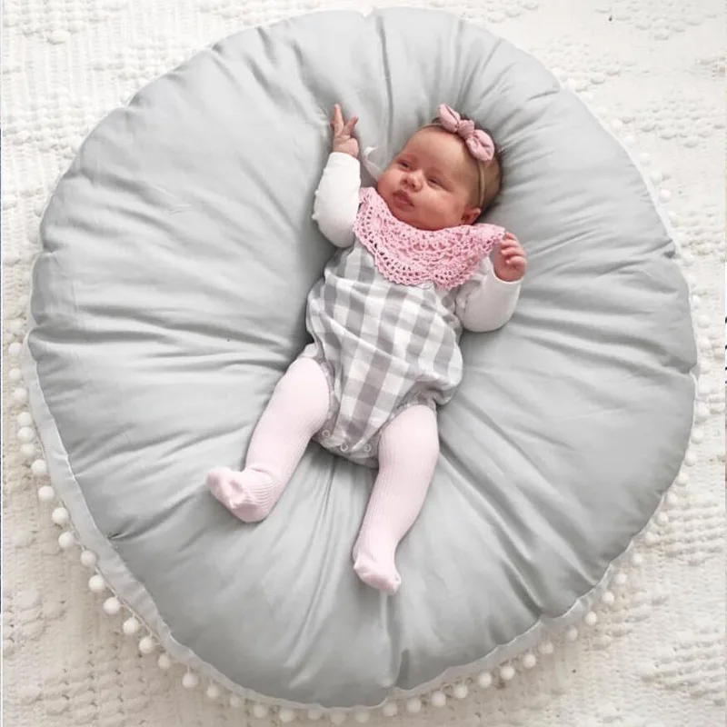Dropshipping Baby Sofa Pillow kids room decor Children Seat Sofa Cove infant Baby Bed Crib Sleepping Toddler Sofa Pillow 90*90cm