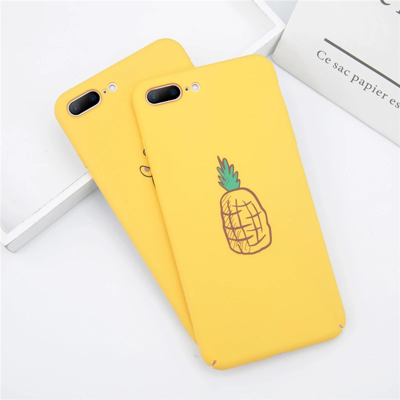 Lovebay Телефон чехол для iPhone 6 6s 7 8 Plus X XR XS Max милый мультфильм ананас кошка Жираф