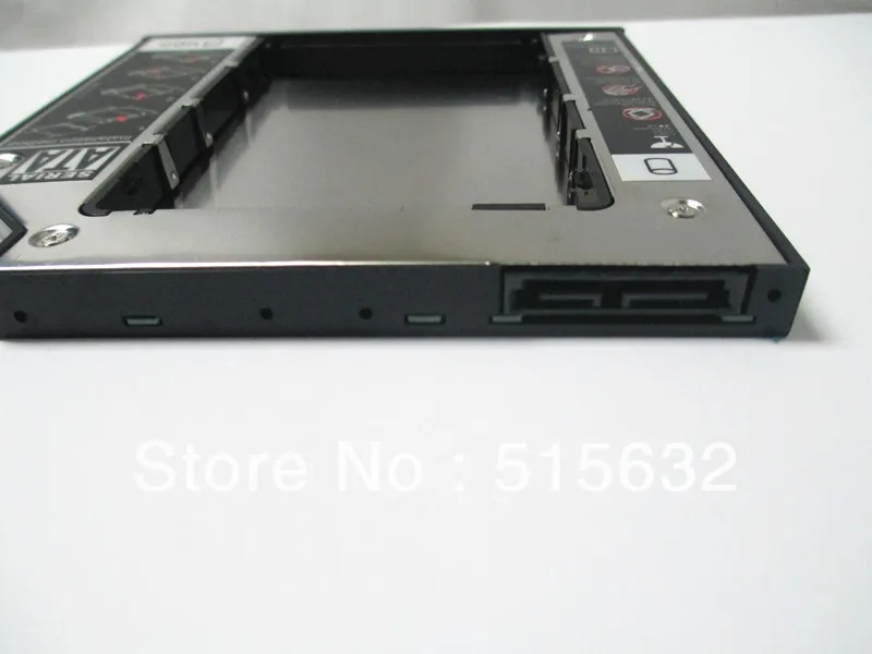 Новый адаптер SATA для установки второго жесткого диска DELL E Series Latitude E6400 E6500 9 5 мм|caddy