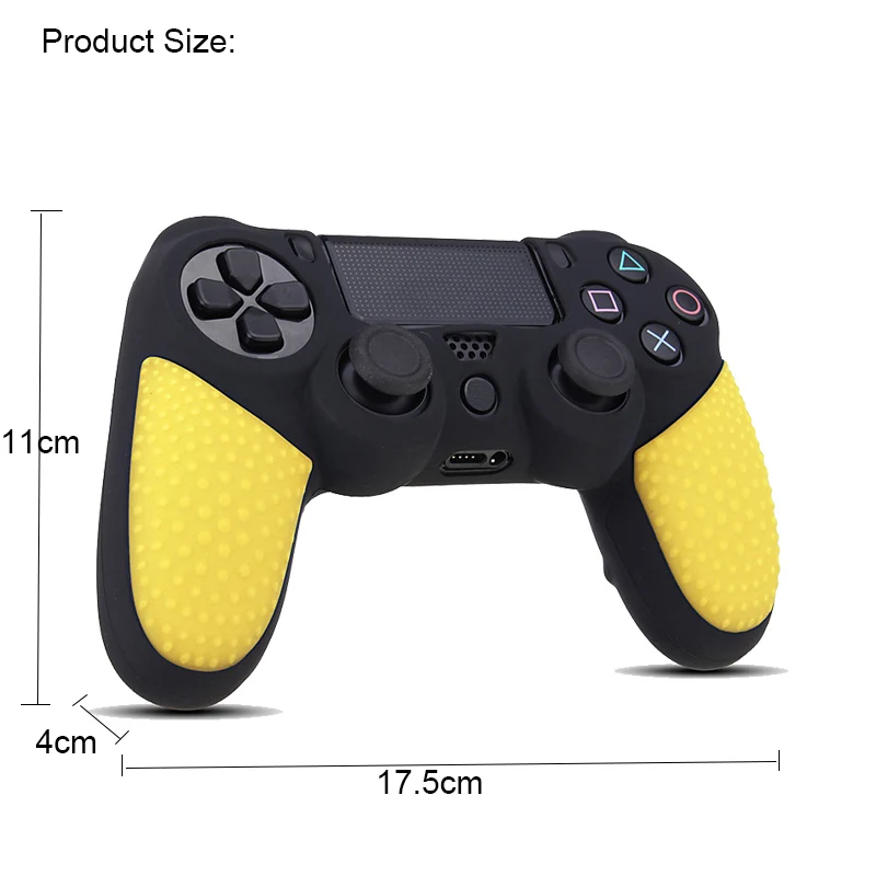 Для SONY для Playstation 4 PS4 3 цвета силиконовый чехол Защитная кожа для Dualshock 4 игровой контроллер защитный прочный