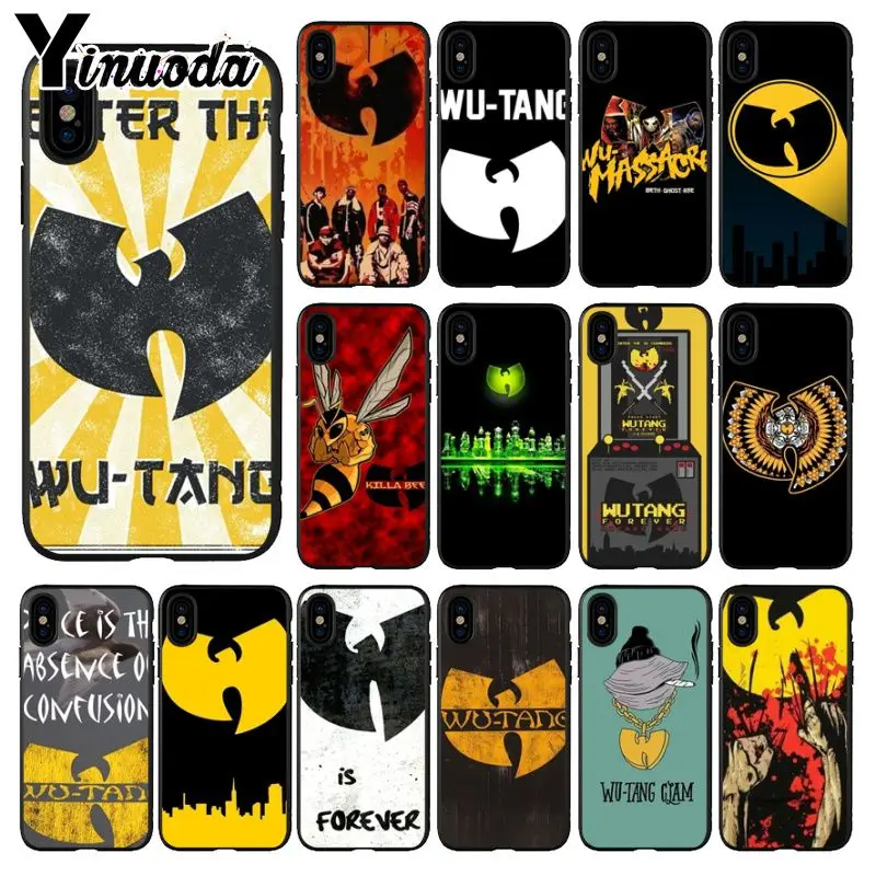 Yinuoda Wu-Tang Wu Tang Clan ультратонкий качественный чехол для телефона Apple iPhone 8 7 6 6S Plus X XS MAX