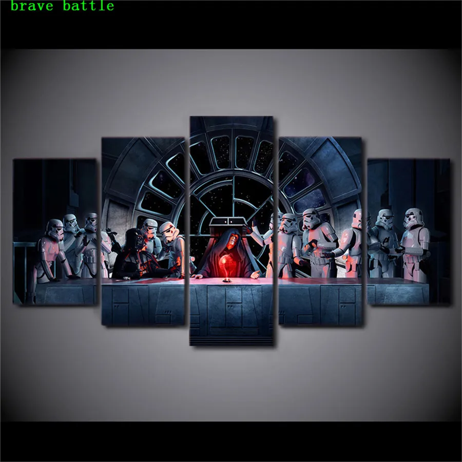 Звездные войны Космический робот 5 шт. холст картина принт гостиная домашний