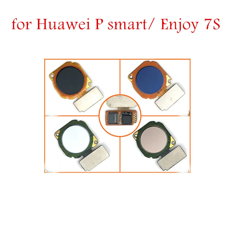 Для Huawei P smart/ Enjoy 7S сканер отпечатков пальцев кнопка домой гибкий кабель сенсорный