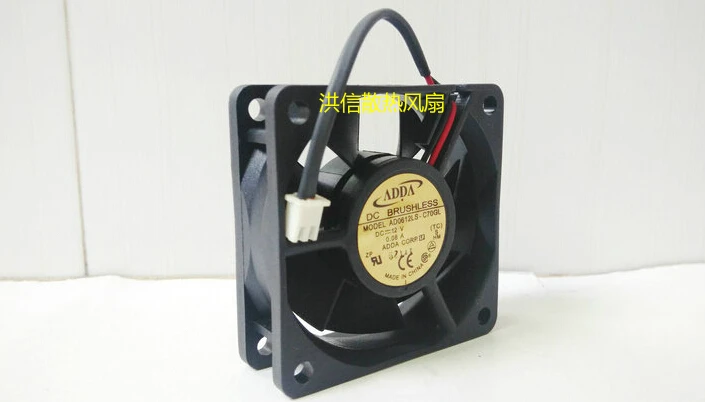 ADDA 6020 AD0612LS-C70GL DC12V 0.08A 6CM60*60*20MM 2 Wire Fan | Компьютеры и офис