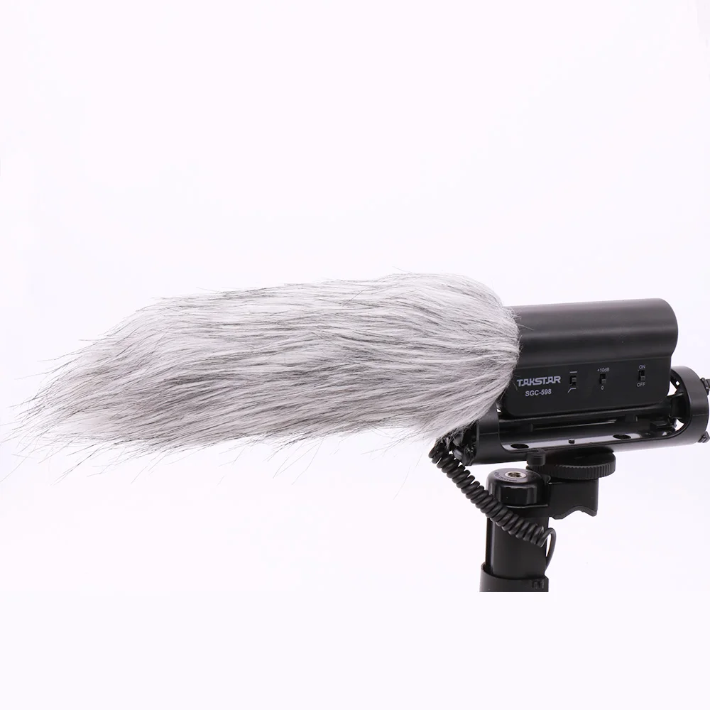 Ulanzi сборная ветровая защита микрофона ветер экран муфта открытый Мех животных ry