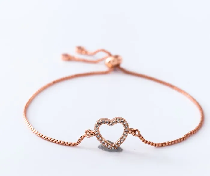 Золотая Серебряная цепочка микро проложить cz Циркон кубический цирконий браслет