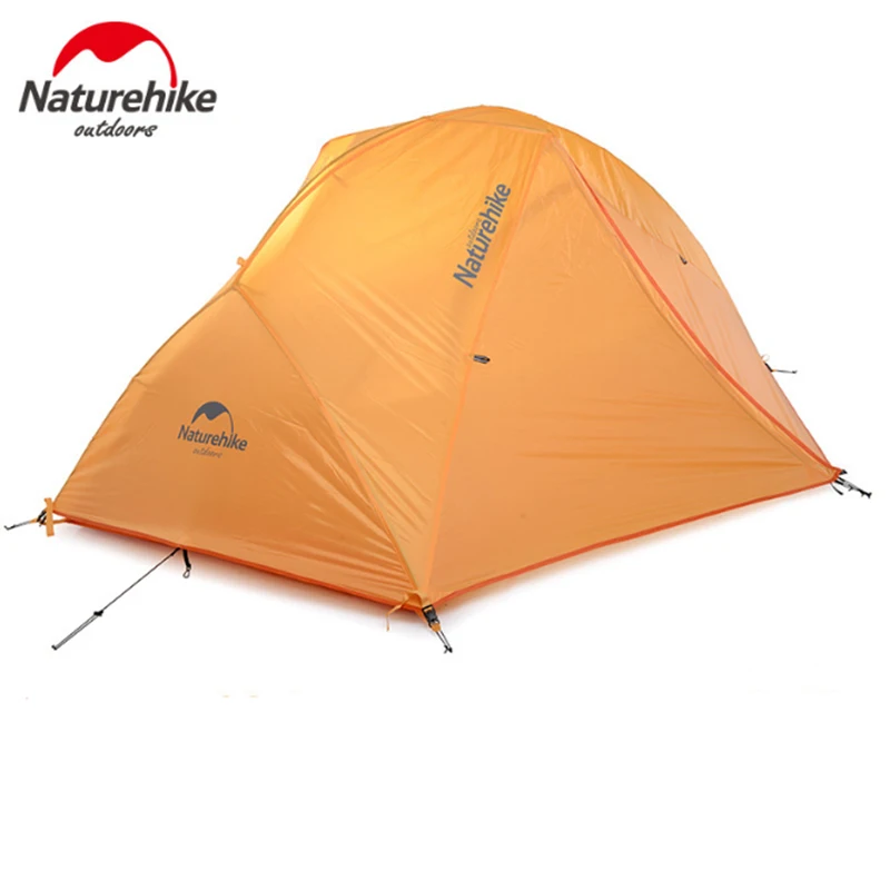 orange Двухслойная палатка Naturehike для 2 человек, водонепроницаемая палатка для улицы, Всесезонная палатка для кемпинга, альпинизма - Цвет: orange