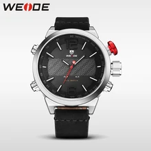WEIDE Роскошные часы брендовые роскошные кожаные спортивные