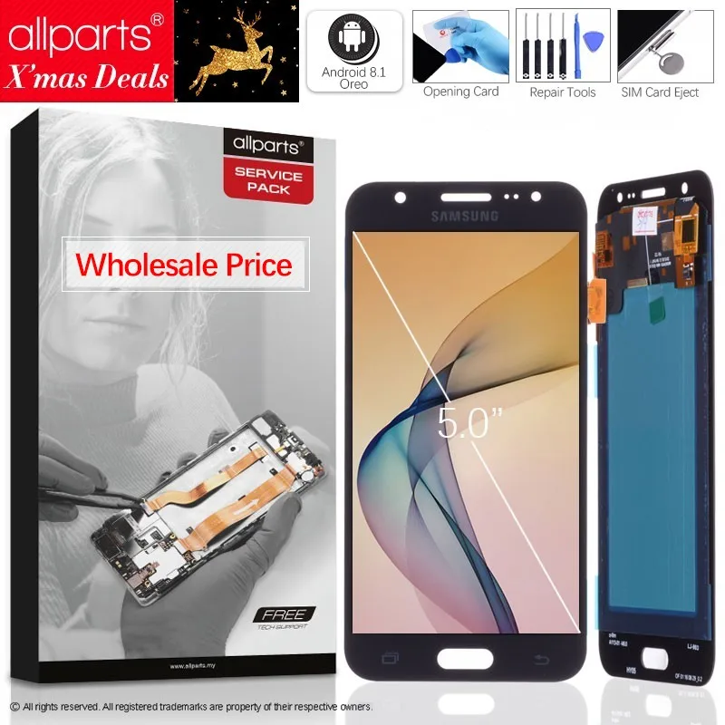 5'' AMOLED Оригинальный тачскрин дисплей экран для SAMSUNG Galaxy J5 2015 J500