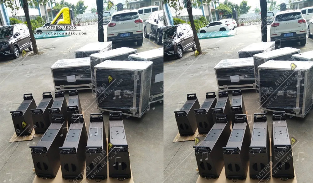 Стерео набор 12 дюймов Kigh power PRO активный динамик портативный сабвуфер Actpro