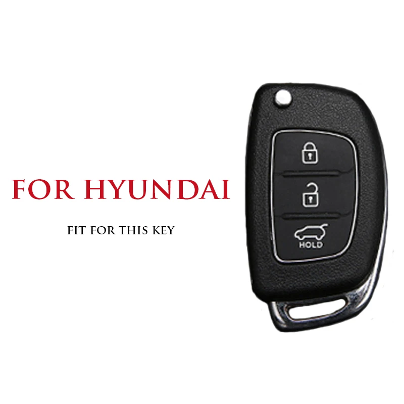 Кожаный чехол для автомобильного ключа GPFORTYSIX Hyundai I10 I20 IX25 IX35 IX45 Elantra Accent