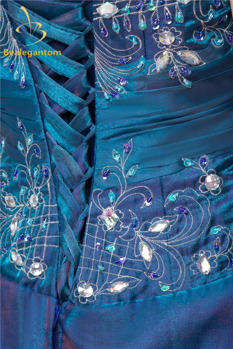 Женское кружевное бальное платье bejoy на тонких бретельках с бисером 16 платьев QA1008