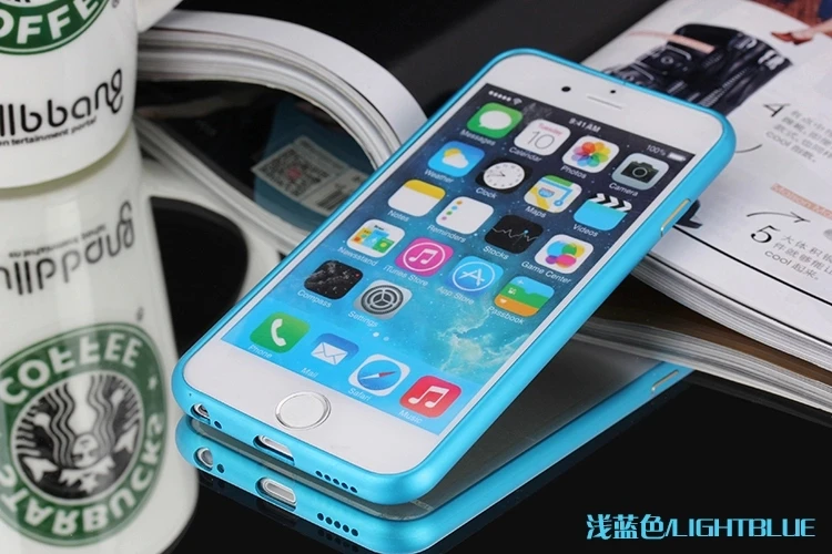Ультратонкий алюминиевый металлический бампер для iphone X, 6, 6 S, 7, 8 Plus, чехол, защитная рамка для iphone X, чехол, металлический бампер
