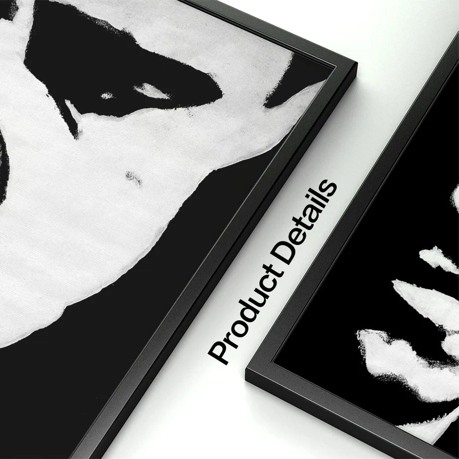 Настенная живопись на холсте черно белая картина классическое украшение для