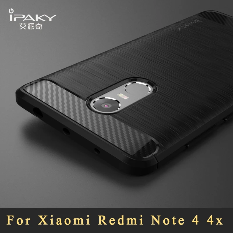 Ipaky чехлы для xiaomi redmi note 4 pro Global Case Cover Xiomi Матовая силиконовая задняя крышка Xiaomi Redmi