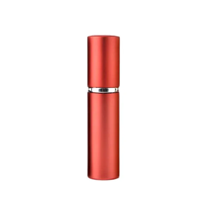 Red Горячая Распродажа, 5 мл, мини флакон для духов, многоразовый, Одноцветный, для женщин, для путешествий, алюминиевый распылитель, Пустые контейнеры для косметики - Цвет: Red