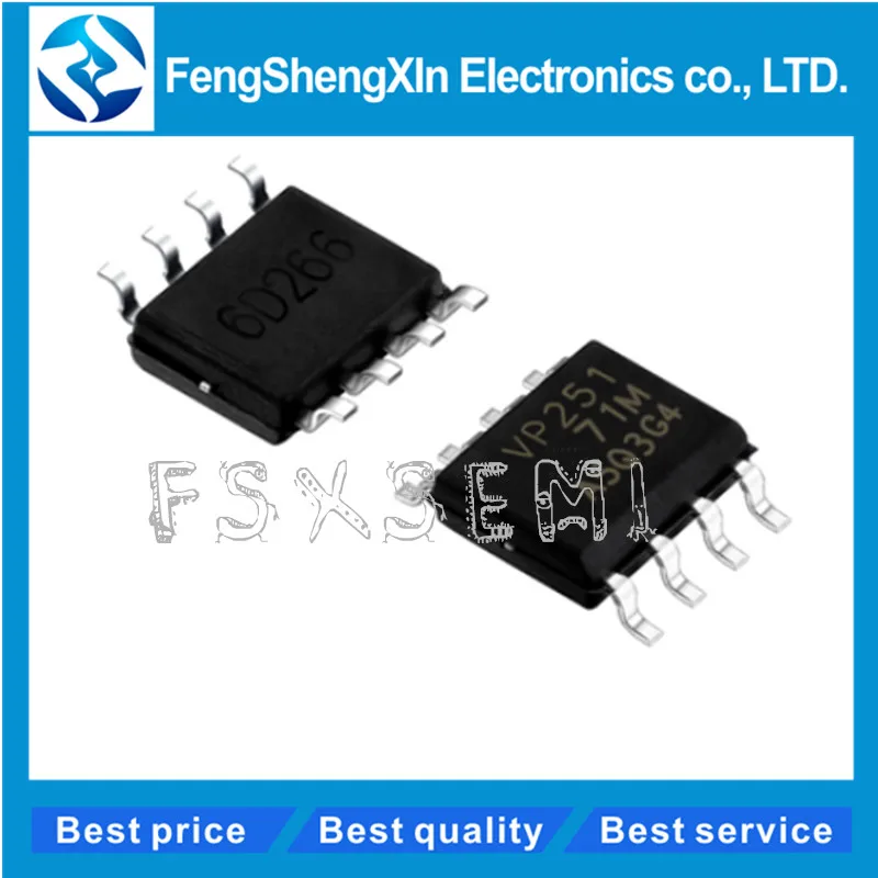 

50pcs/lot SN65HVD251DR SN65HVD251 VP251 SOP-8 CAN TRANSCEIVER IC