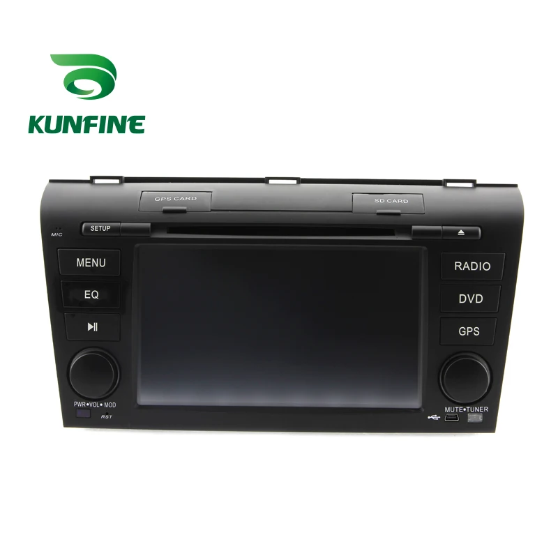 Kunfine Android 7.1 4 ядра 2 ГБ автомобильный DVD GPS навигации игрока стерео для Mazda 3 2007 2008 2009