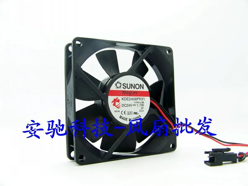 SUNON KDE2408PKV1 80 мм 8 см DC 24 в 1 7 Вт 8020 осевой инвертор вентилятор | Компьютеры и офис