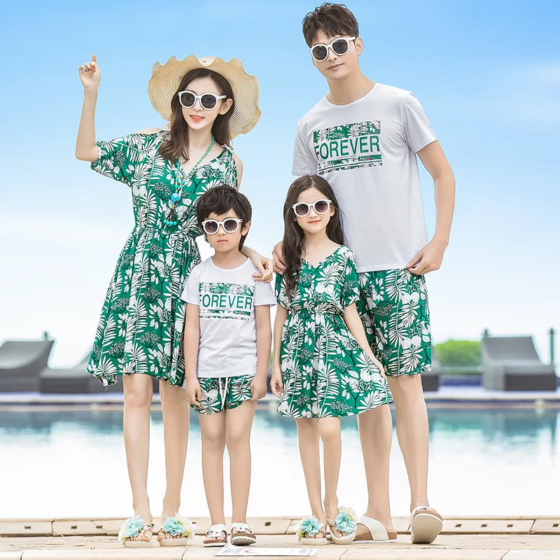 Girls Clothing Dress Mother and Daughter Dresses Mom Son Matching Clothes Daddy Me Like Father Shirts Family | Мать и ребенок