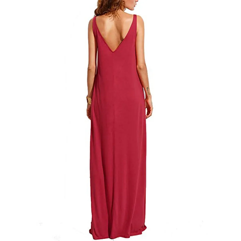 Женские плотные без рукавов в повседневном стиле с глубоким v-образным вырезом