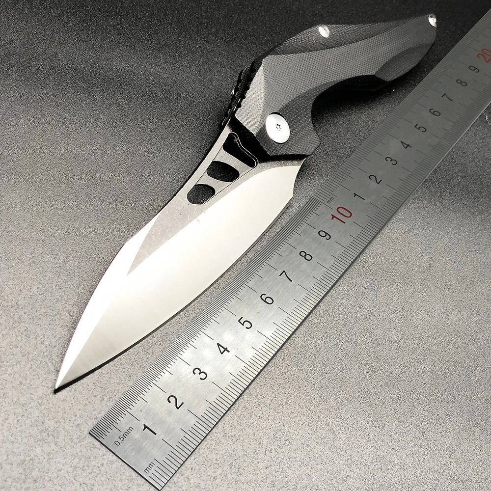 ZZSQ походный тактический складной нож D2 стальное лезвие G10 ручка два цвета