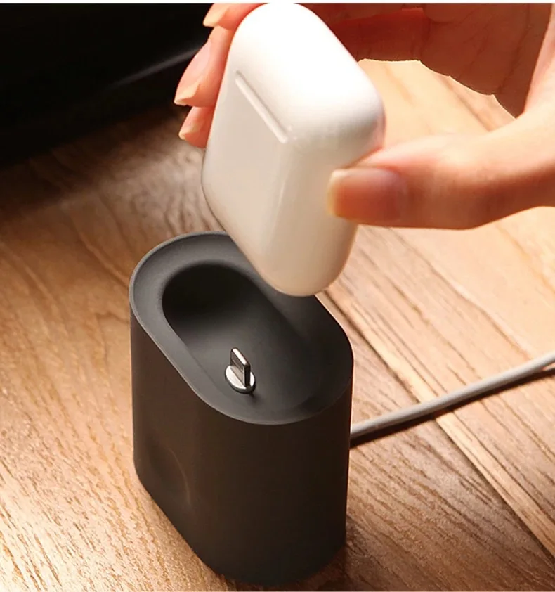 

Зарядная док-станция для Airpods, настольная, мягкая, силиконовая