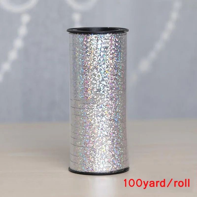 100yards ribbon Воздушный шар, колонна-подставка, наборы, воздушные шары, стенд АРКА, основание, полюс, насос, Свадебный декор, globos, день рождения, вечеринка, украшения, Детский баллон, комплект - Цвет: 100yards ribbon