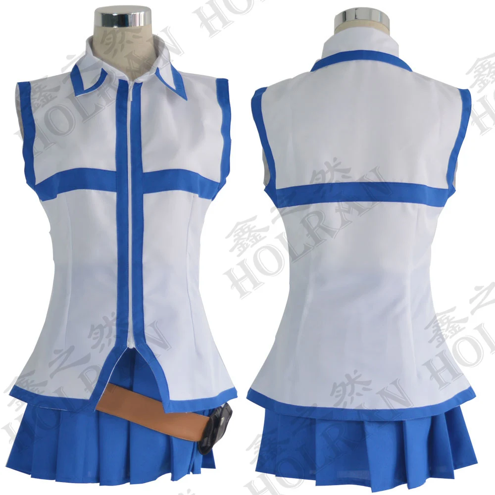 Аниме Fairy Tail Люси хартфилия по умолчанию униформа косплей костюм вечерние платье