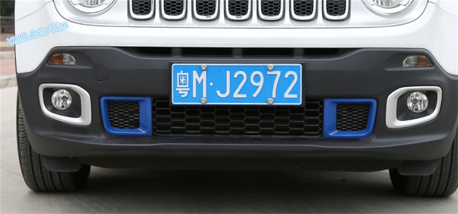 Lapetus 6 цветов для Jeep Renegade 2015 2016 2017 2018 ABS Авто Стайлинг Передняя головка бампер