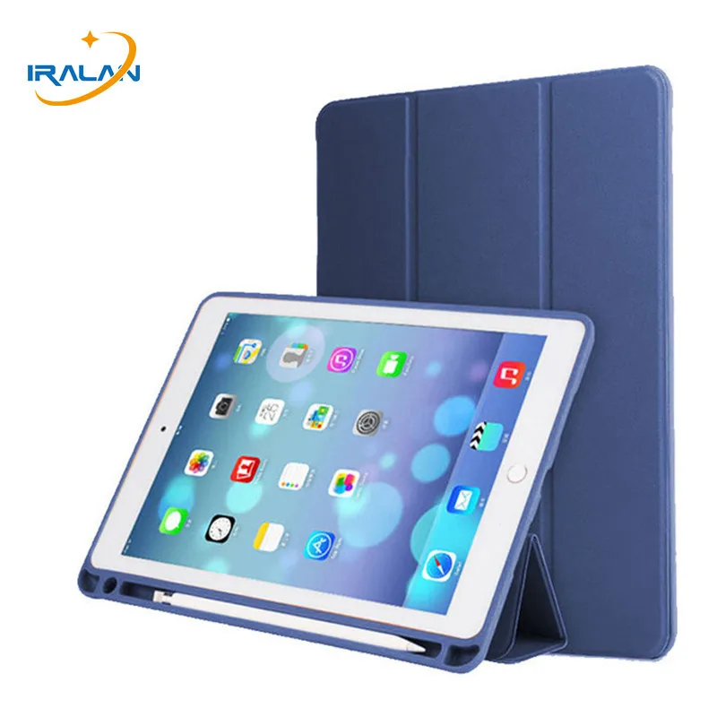 Новый умный чехол из искусственной кожи для Apple iPad Pro 12 9 2017 2015 с держателем