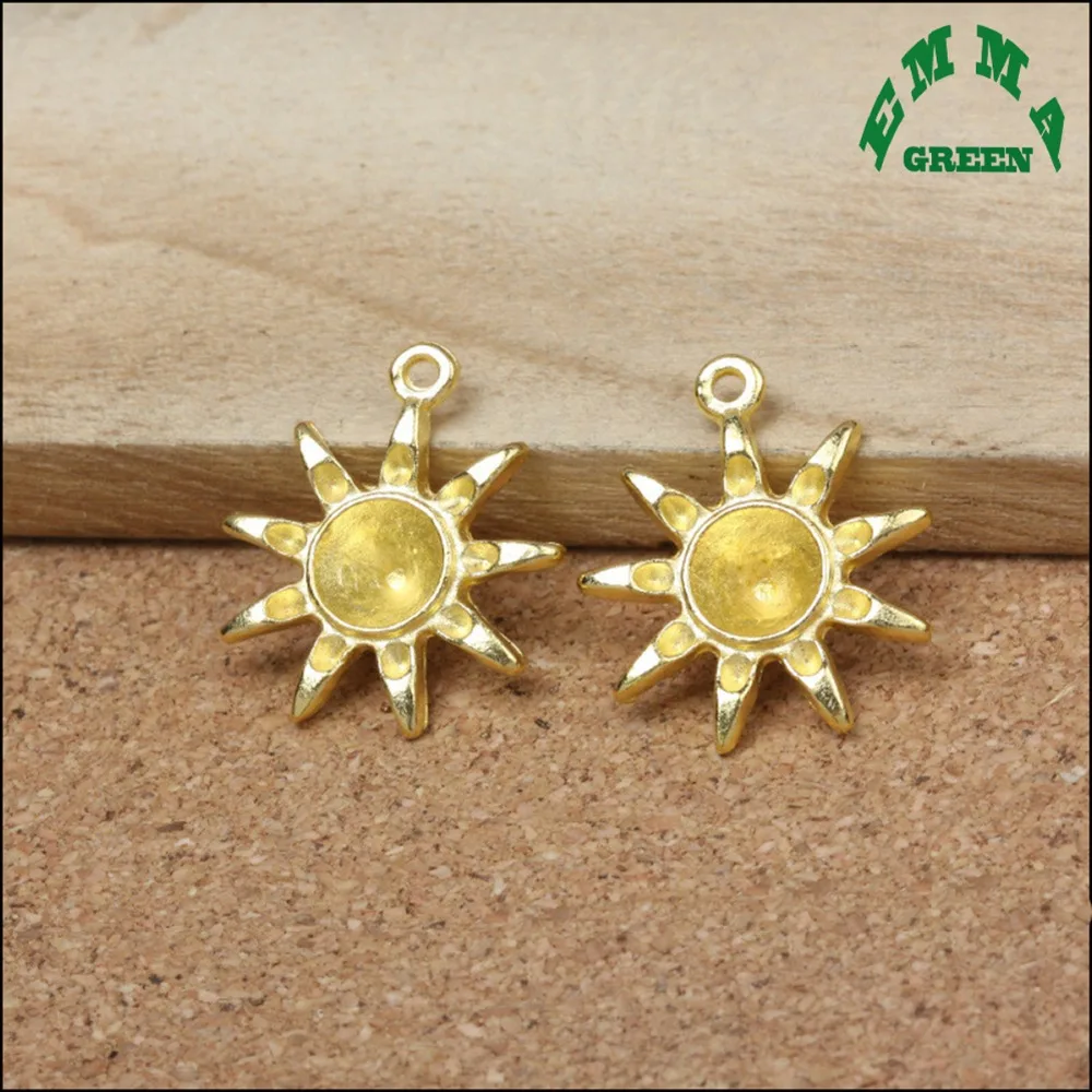 Подвеска в виде цветка подвеска подсолнуха для изготовления ожерелья | Украшения