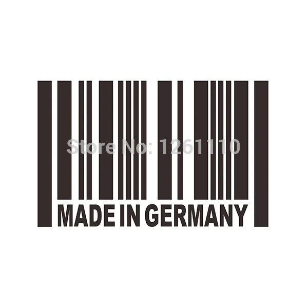 Сделано в Германии Евро Автомобиль Ударил Позицию Гоночный Стикер Поясницы JDM