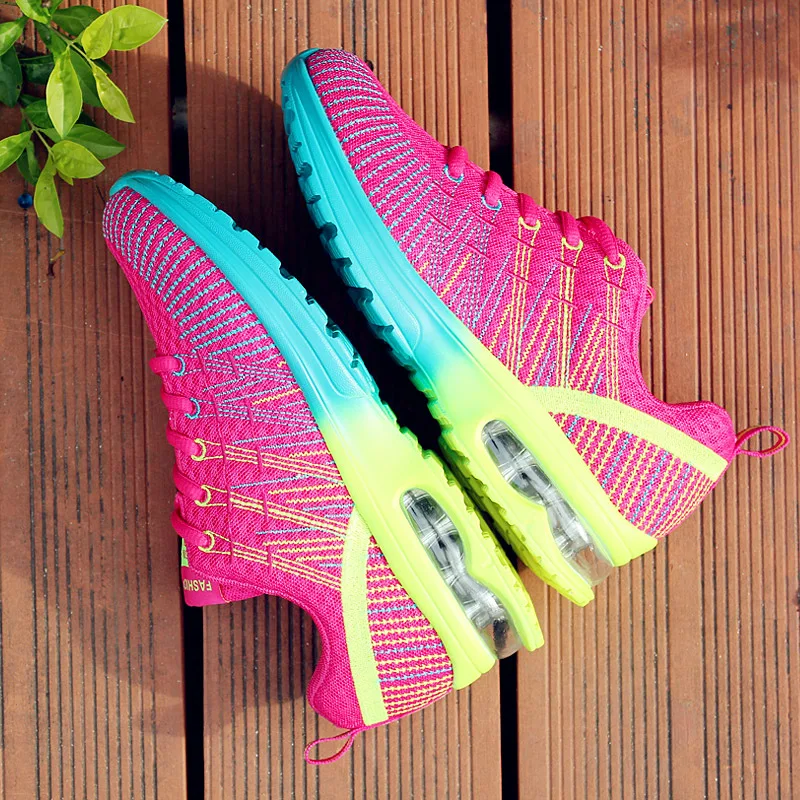 women running shoes summer cool breathable sneakers female athletic outdoor sports flywire walking max size 35-40 | Спорт и