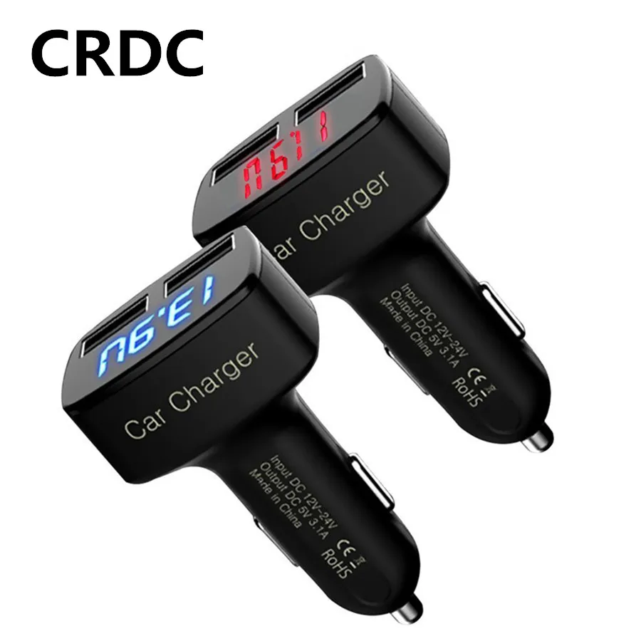 Автомобильное зарядное устройство CRDC 4 в 1 автомобильное Usb 3 А быстрое для