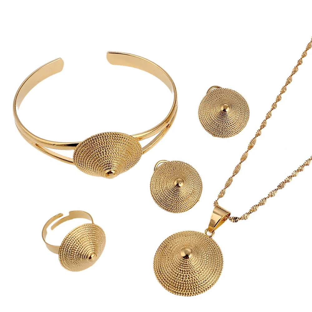 Комплект ювелирных изделий из колье серёг и кольца|ethiopian jewelry set|necklace bangleethiopian |