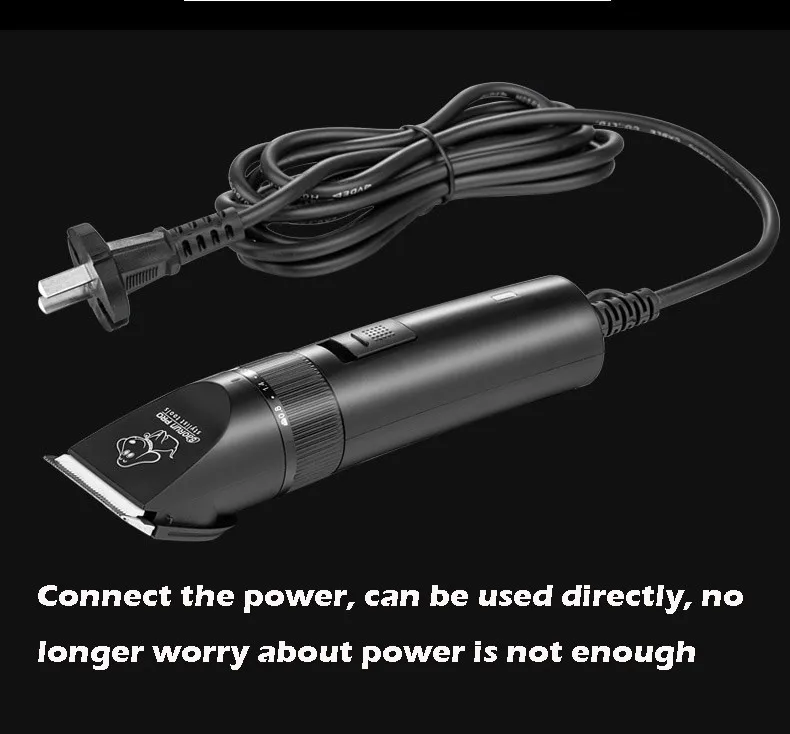 Профессиональный триммер для шерсти домашних животных с двойными лезвиями