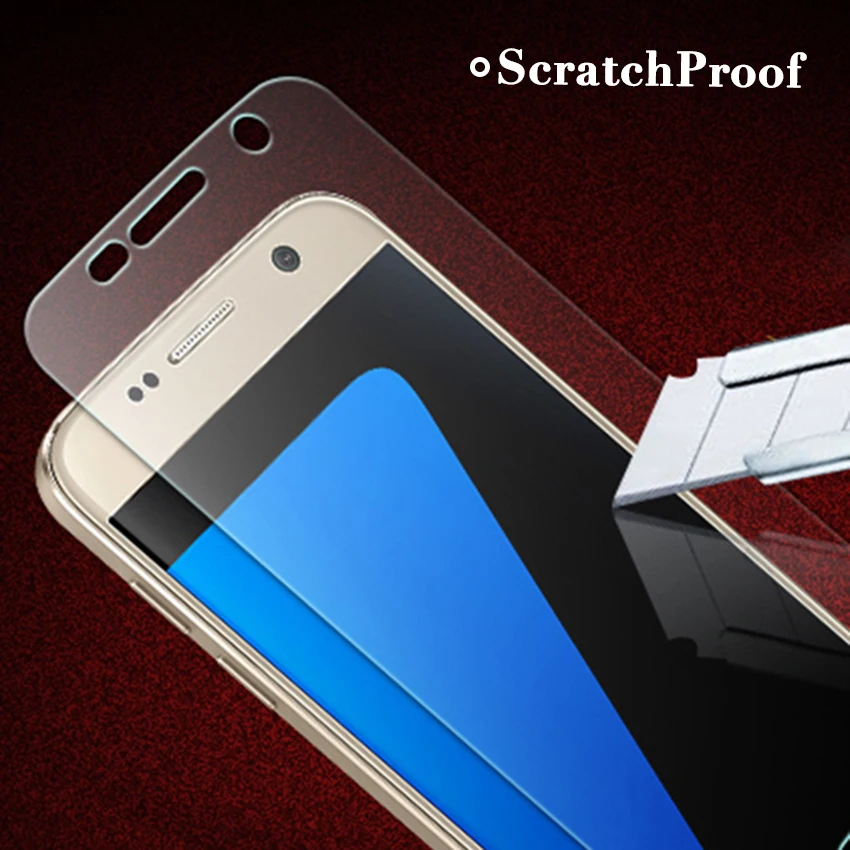 Защитная пленка для экрана для samsung s7 glas защитная пленка из закаленного стекла tremp для galaxy S 7 6 5 4 3 Mini пленка 7s 6s 5S S7562 armor vitre