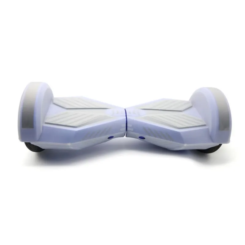 8 inches white case Силиконовый чехол для ХОВЕРБОРДА 6,5/8/10/дюймов, чехол, полузащитная пленка для скейтборда за бортом, умный баланс, Электрический скутер - Цвет: 8 inches white case