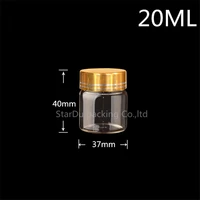 12pcs 3740mm 20ml high quality screw neck glass bottle for vinegar or alcoholcarftstorage candy bottles