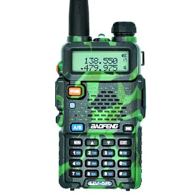 camouflage Baofeng UV-5R двухстороннее радио мини портативный 5 Вт двухдиапазонный УКВ рация UV5R 128CH FM трансивер охотничий радиосканер - Цвет: camouflage
