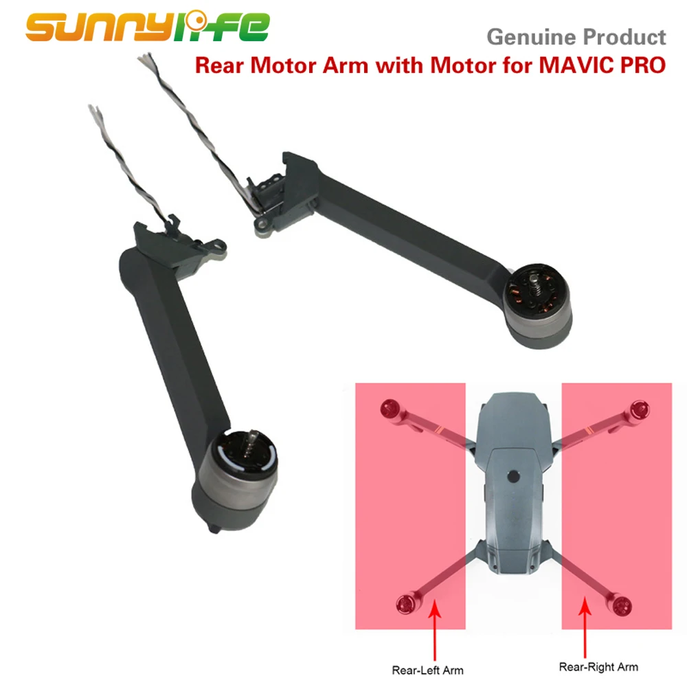 

Оригинальный продукт Дрон ремонт задняя рука с мотором для DJI MAVIC PRO