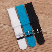 watch accessories silicone strap 20mm pin buckle waterproof breathable mens and womens sports watch strap