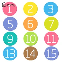 1 200 colorful numbers wall sticker for kids room diy wall decalsadhesive mural art house hotel door address digits sticker
