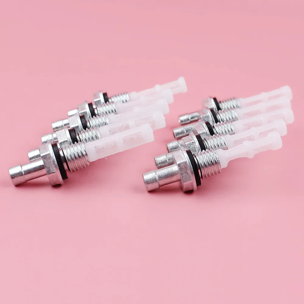 10pcslot fuel tank filter joint for honda gx120 gx140 gx160 gx240 gx270 gx340 gx390 engine motor part free global shipping