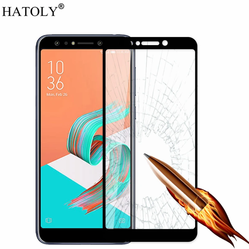Закаленное стекло Asus Zenfone 5 Lite ZC600KL полное покрытие Защитная пленка для экрана Для
