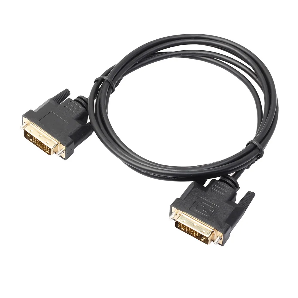ЖК цифровой монитор DVI D To Gold Male 24 + 1 Pin двойная связь ТВ кабель для TFT Link Кабель